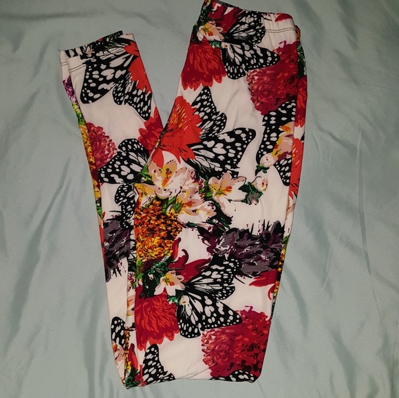 NEW Gorgeous and vibrant floral leggings - Picture 3 of 4